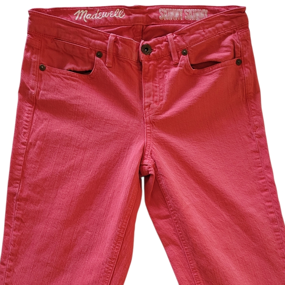 MADEWELL CORAL STRETCH SKINNY JEANS - Picture 2 of 7